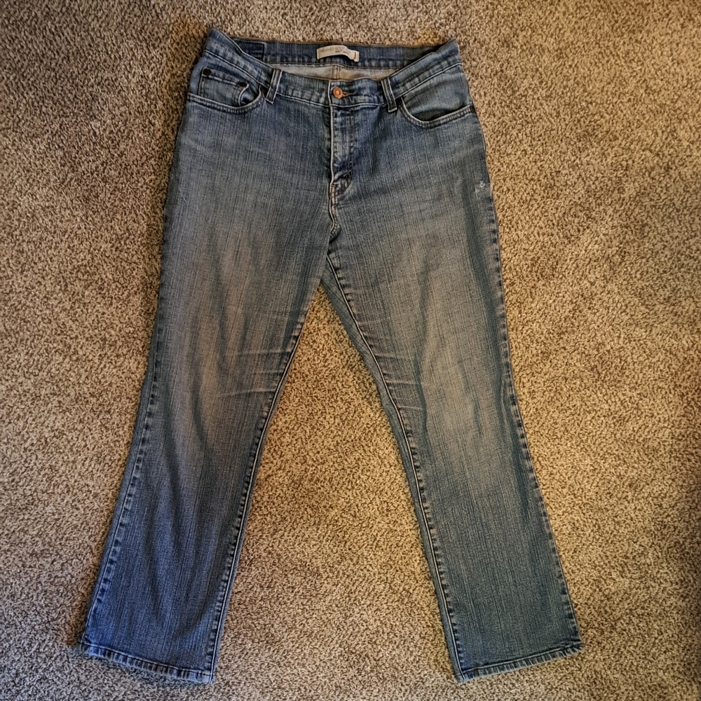Vintage Y2K Levi's Relaxed Boot Cut 550 Denim Blue Jeans Women's Size 10 Short